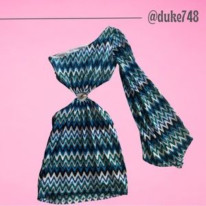 Runaway mini dress with cutouts on the sides and bell sleeve!